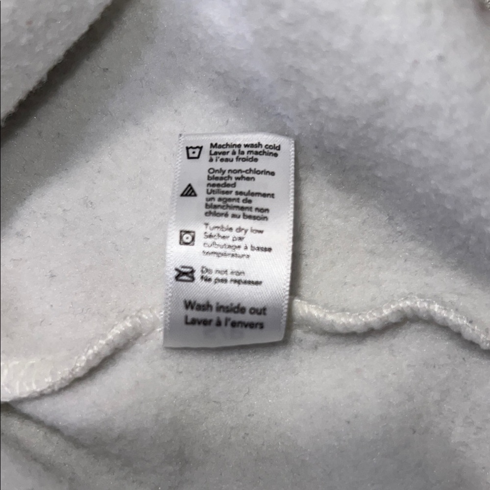 EUC (like New) - George Festive Sweater in White with Gold Decal - Picture 6 of 6